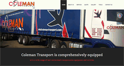 Desktop Screenshot of coleman-transport.com